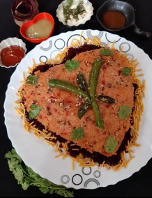 Beetroot Dhokla